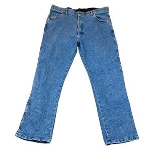 Wrangler Mens Jeans Size 38x29 Straight Casual Regular Fit Blue Denim Classic